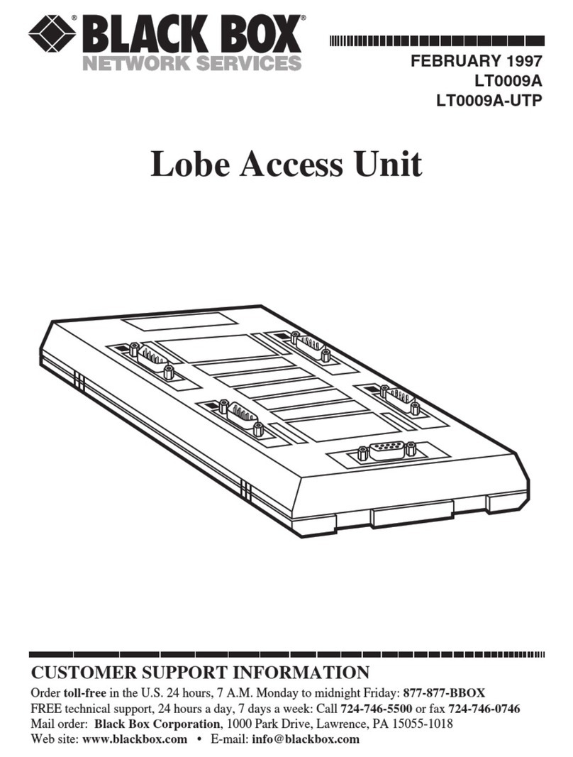 Black Box LT0009A manual