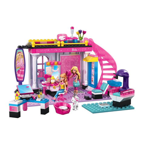 Mega Bloks Barbie Build'n Play Glam Salon User manual Mega Bloks Barbie Build'n Play Glam Salon User manual