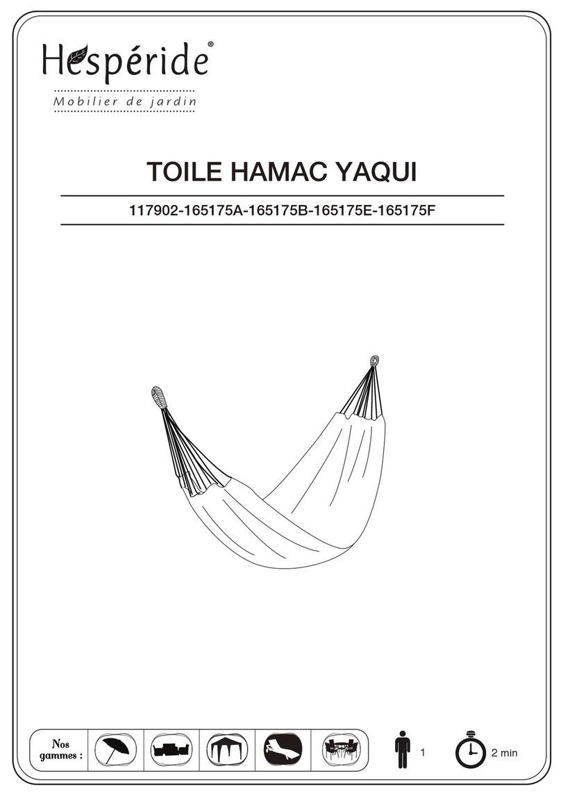 Hesperide YAQUI 117902 manual