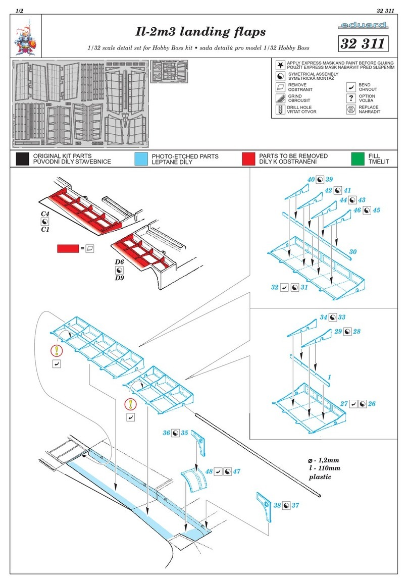 Eduard Il-2m3 landing flaps quick start guide
