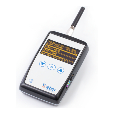 ETM 770-10 User manual