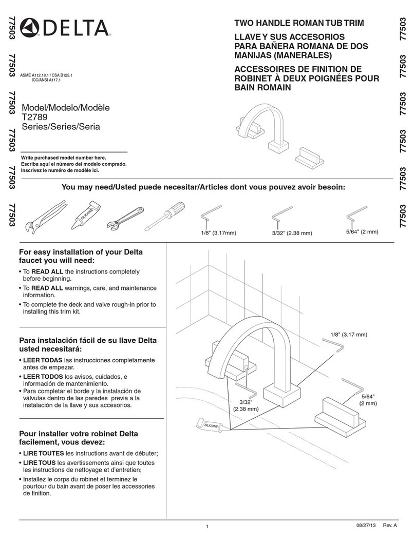 Delta T2789 User manual