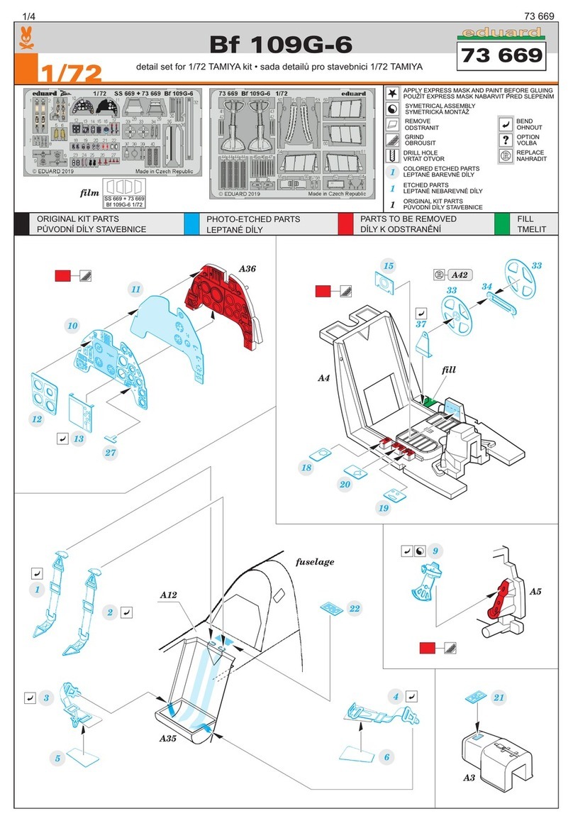 Eduard Bf 109G-6 User manual Eduard Bf 109G-6 User manual
