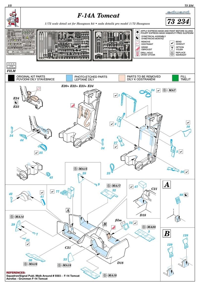 Eduard F-14A Tomcat quick start guide