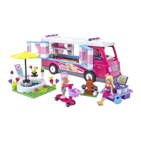 Mega Bloks Barbie Build'n Play Luxe Camper manual Mega Bloks Barbie Build'n Play Luxe Camper manual