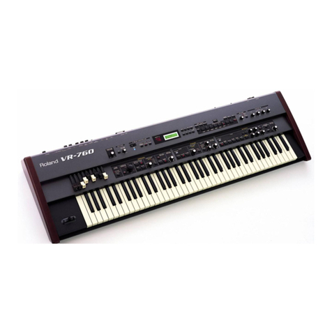 Roland V-Combo VR-760 Technical manual