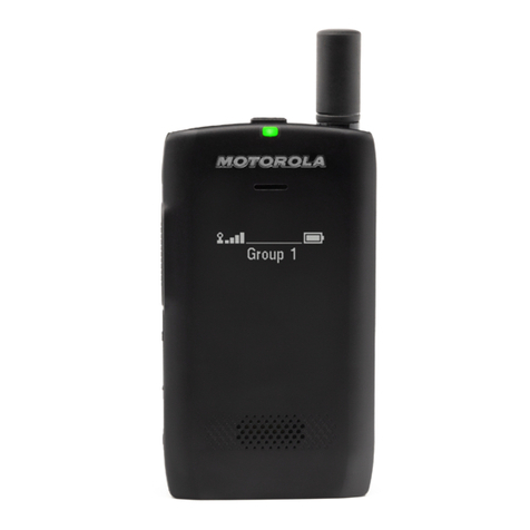 Motorola solutions ST7000 Dimensional drawing