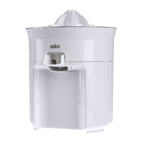 Braun CJ 3050 quick start guide
