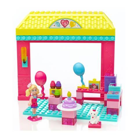 Mega Bloks Barbie Build'n Play Chelsea Birthday Fun User manual Mega Bloks Barbie Build'n Play Chelsea Birthday Fun User manual