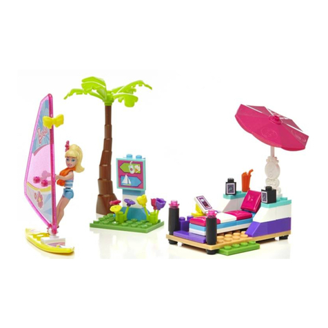 Mega Bloks Barbie Build'n Play Beach Day manual