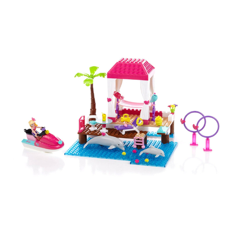 Mega Bloks Barbie Build'n Play Tropical Resort User manual Mega Bloks Barbie Build'n Play Tropical Resort User manual