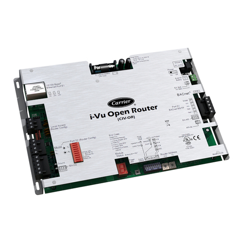 Carrier i-Vu CIV-OR Installation manual