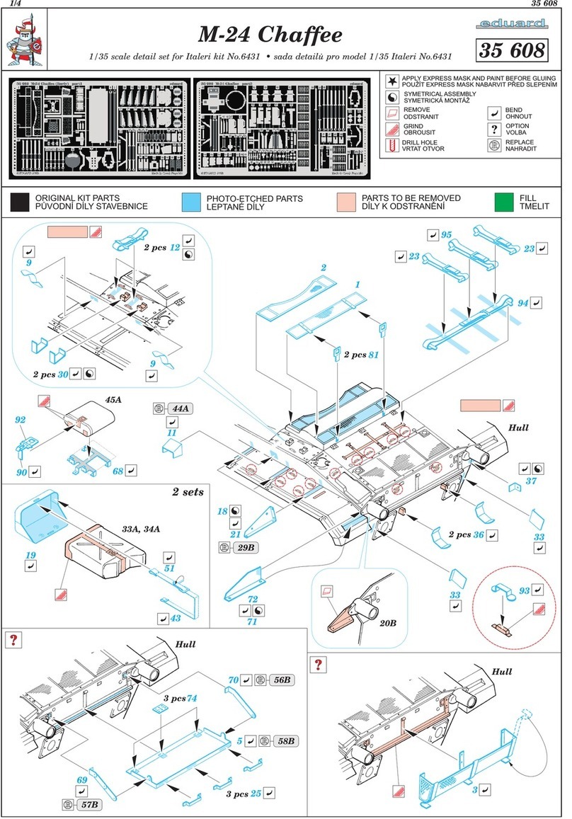 Eduard M-24 Chaffee User manual Eduard M-24 Chaffee User manual