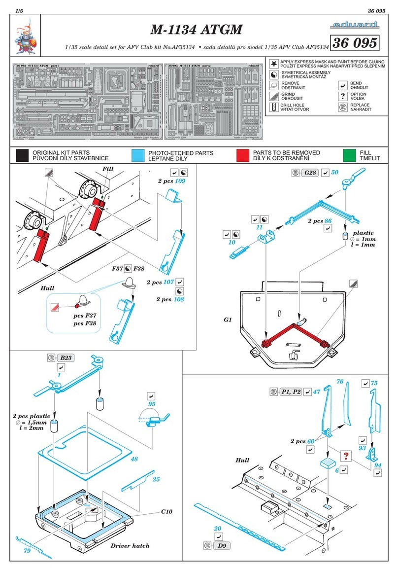 Eduard M-1134 ATGM User manual Eduard M-1134 ATGM User manual