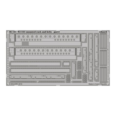 Eduard M-1131 mounted rack and belts quick start guide