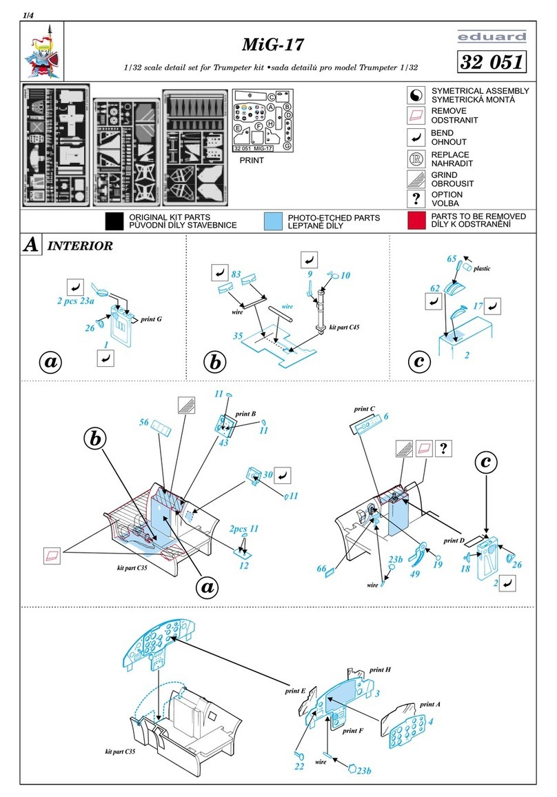 Eduard MiG-17 User manual