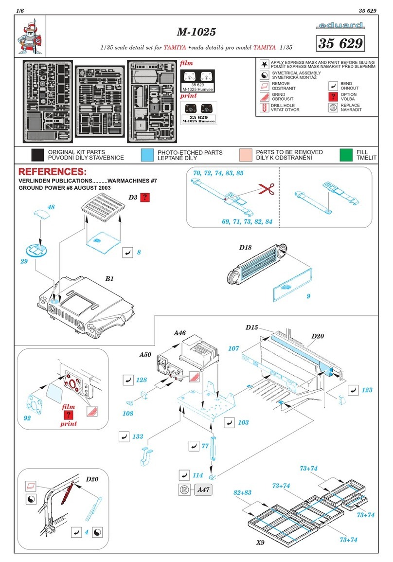 Eduard M-1025 User manual