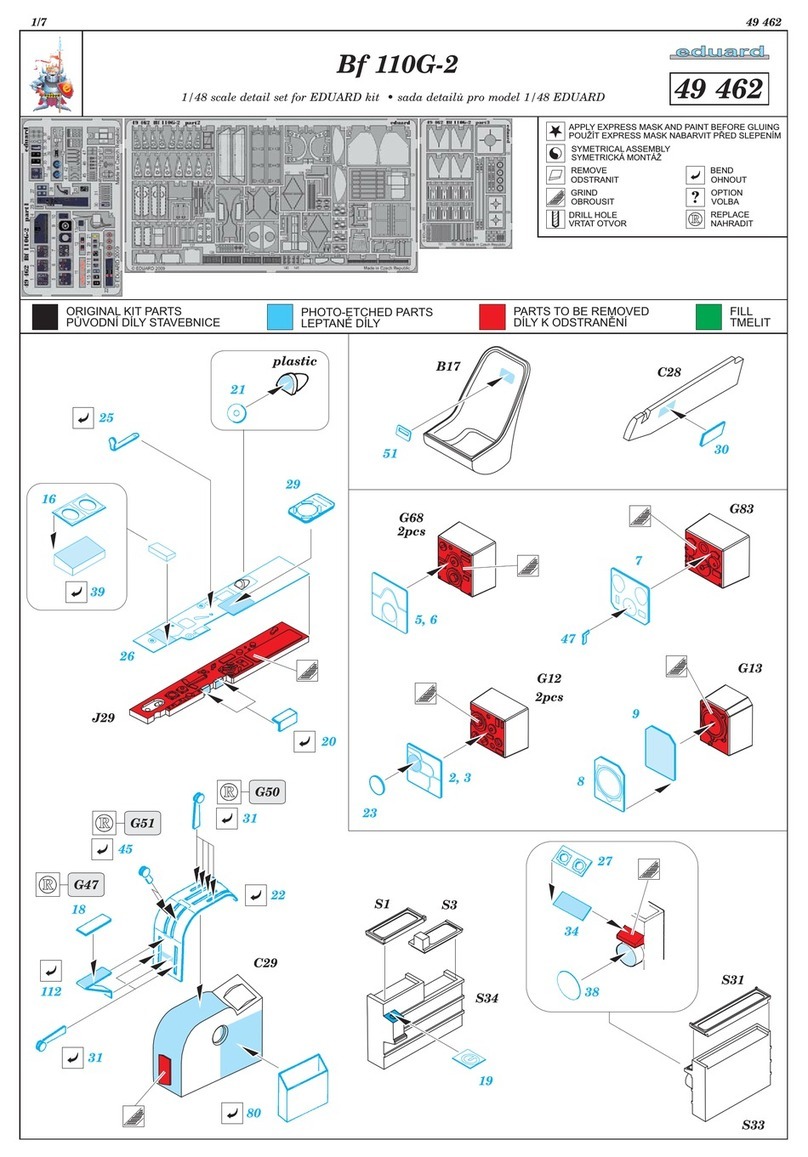 Eduard Bf 110G-2 User manual Eduard Bf 110G-2 User manual