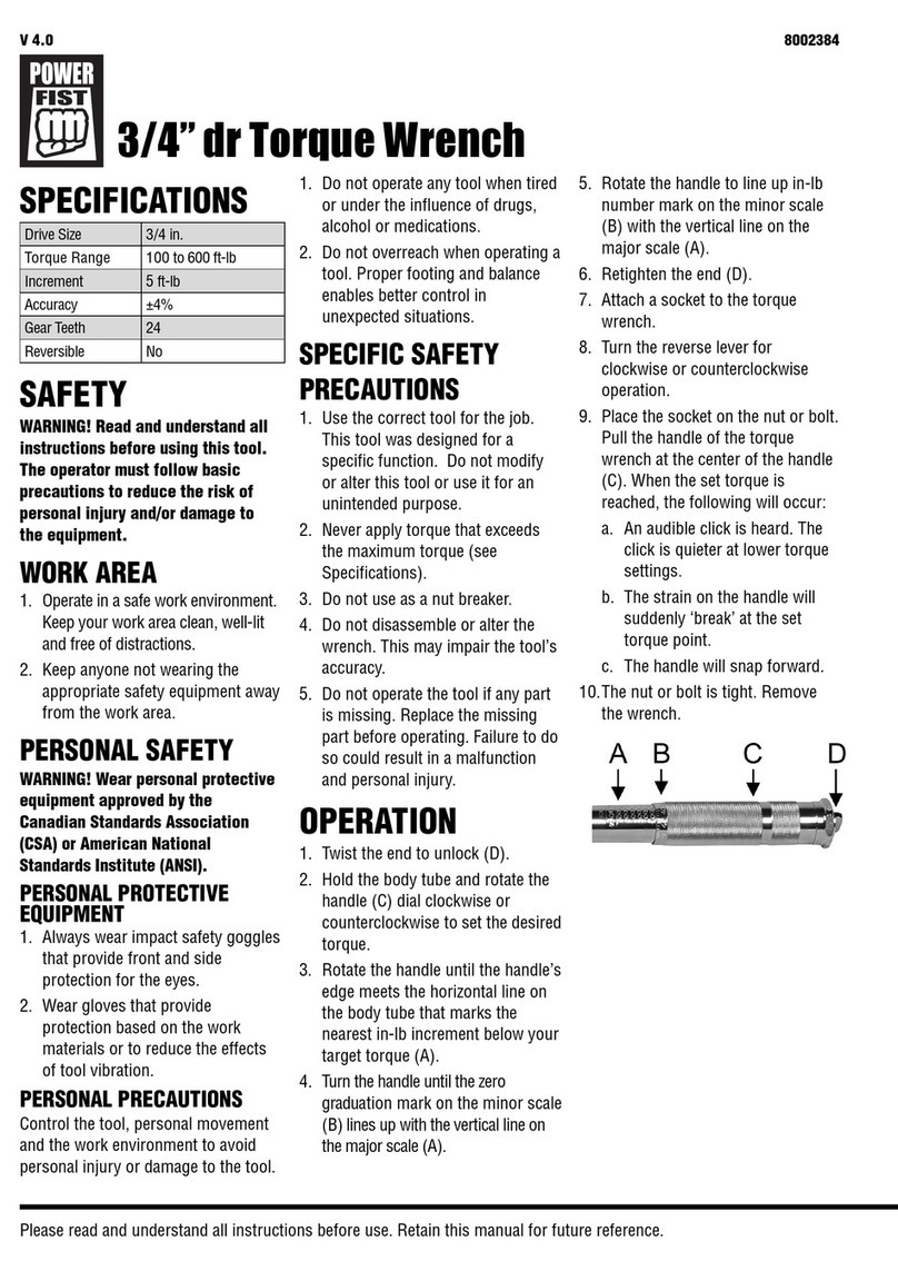 Power Fist 8002384 Guide