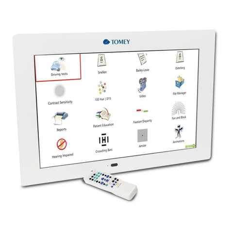 Tomey TCP-2000P Operation manual