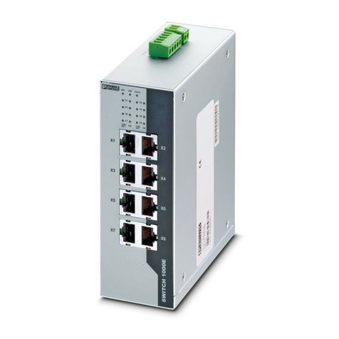 Phoenix Contact SWITCH 1008E Quick start guide