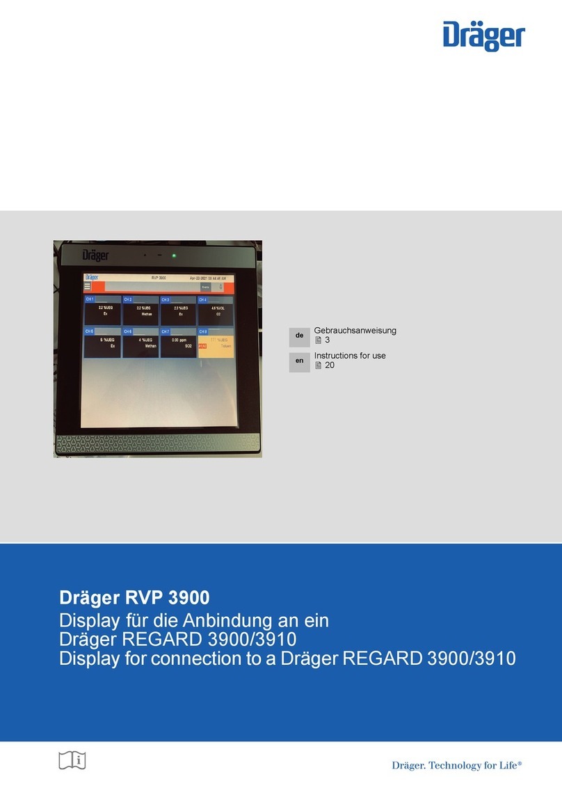 Dräger RVP 3900 User manual