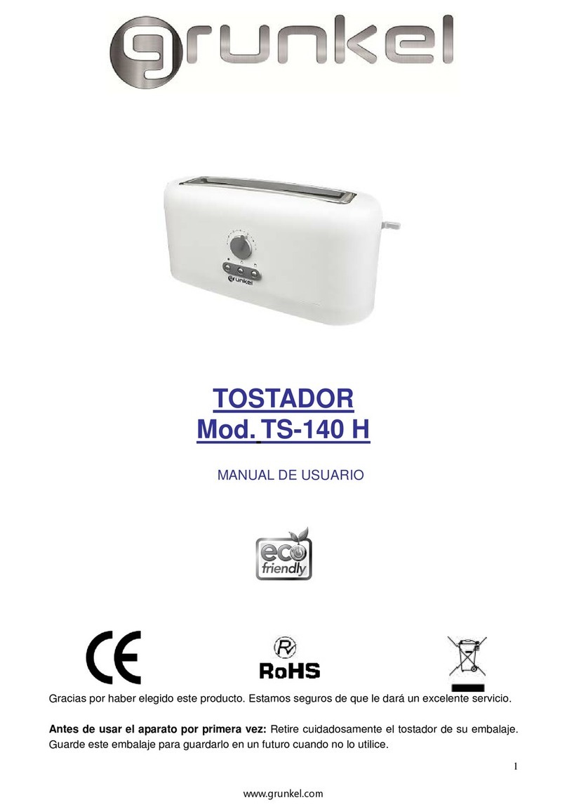 Grunkel TS-140 H user manual
