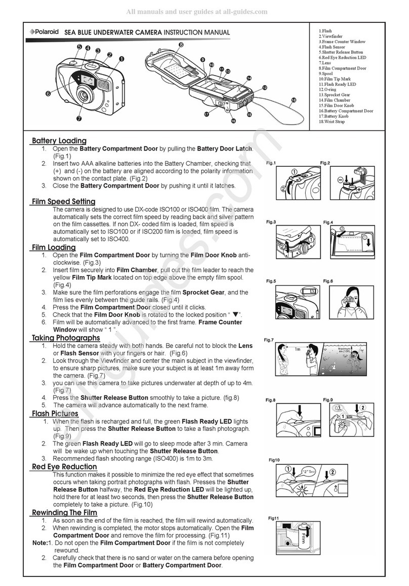Polaroid Sea Blue User manual