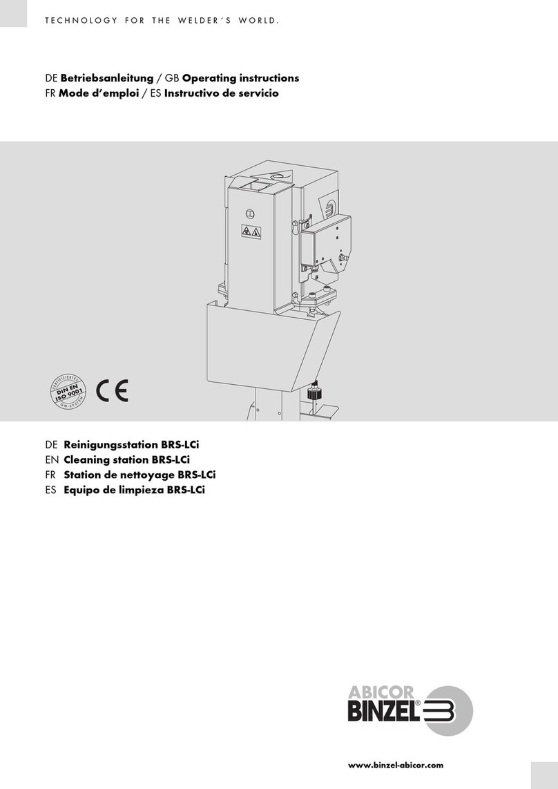 Abicor Binzel BRS-LCi operating instructions