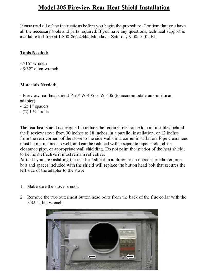 Woodstock Soapstone Fireview 205 installation manual Woodstock Soapstone Fireview 205 installation manual