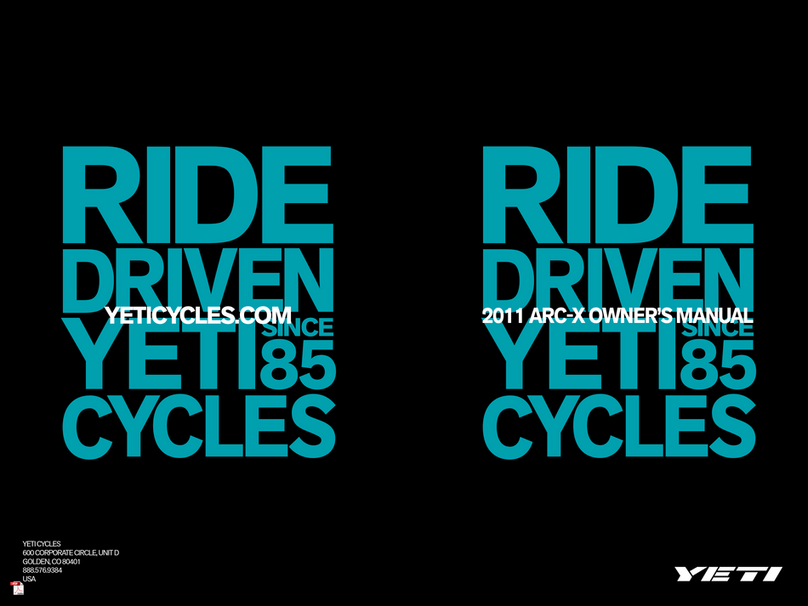 Yeti 2011 ARC-X owner's manual