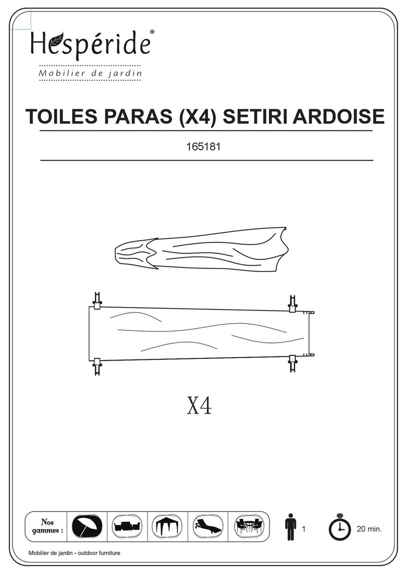 Hesperide SETIRI 165181 manual