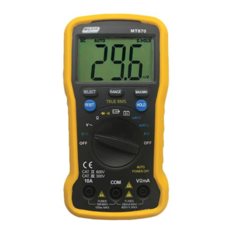 Major tech MT870 User manual