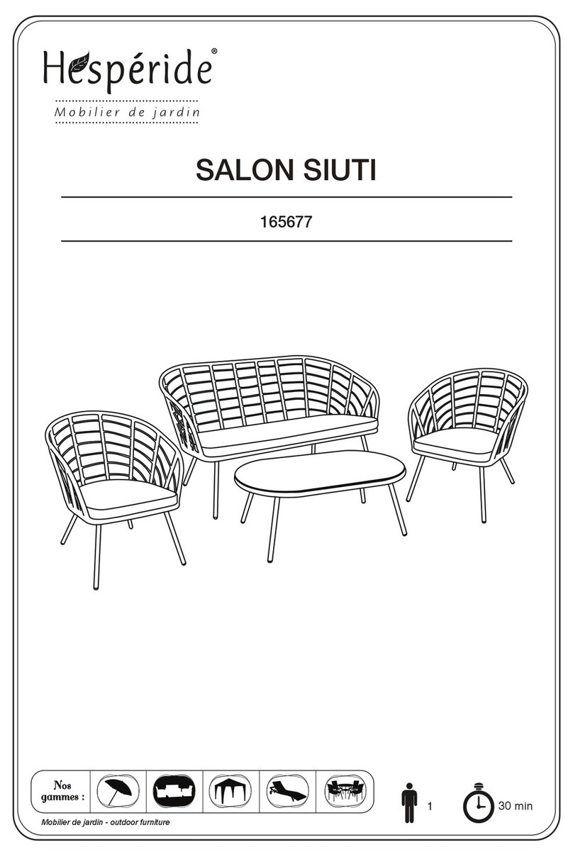 Hesperide SIUTI 165677 manual