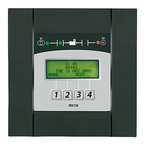 GE Zenith Controls MX150 User manual