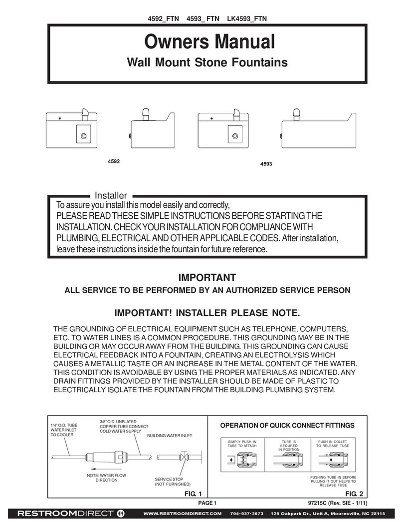 Elkay 4592 FTN Series User manual