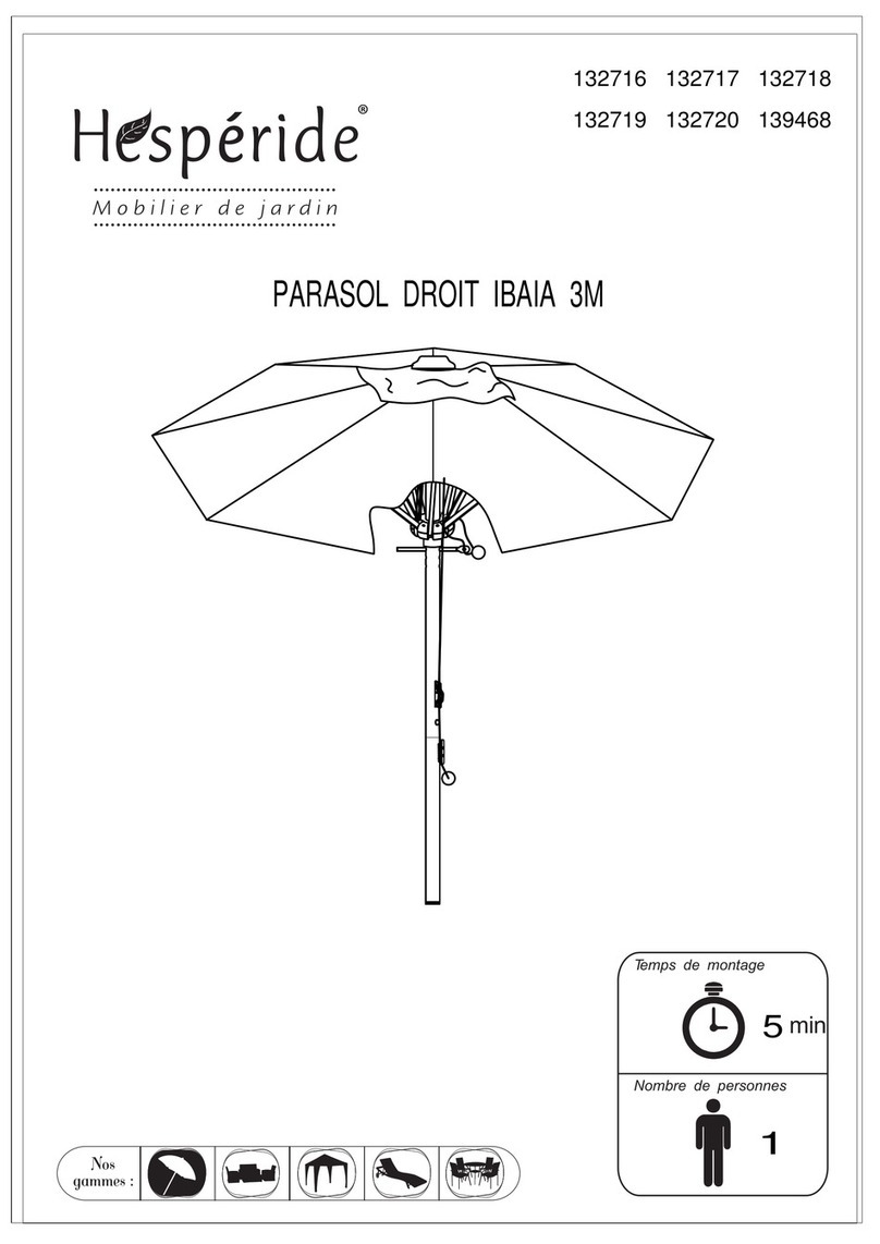 Hesperide IBAIA 132716 instructions
