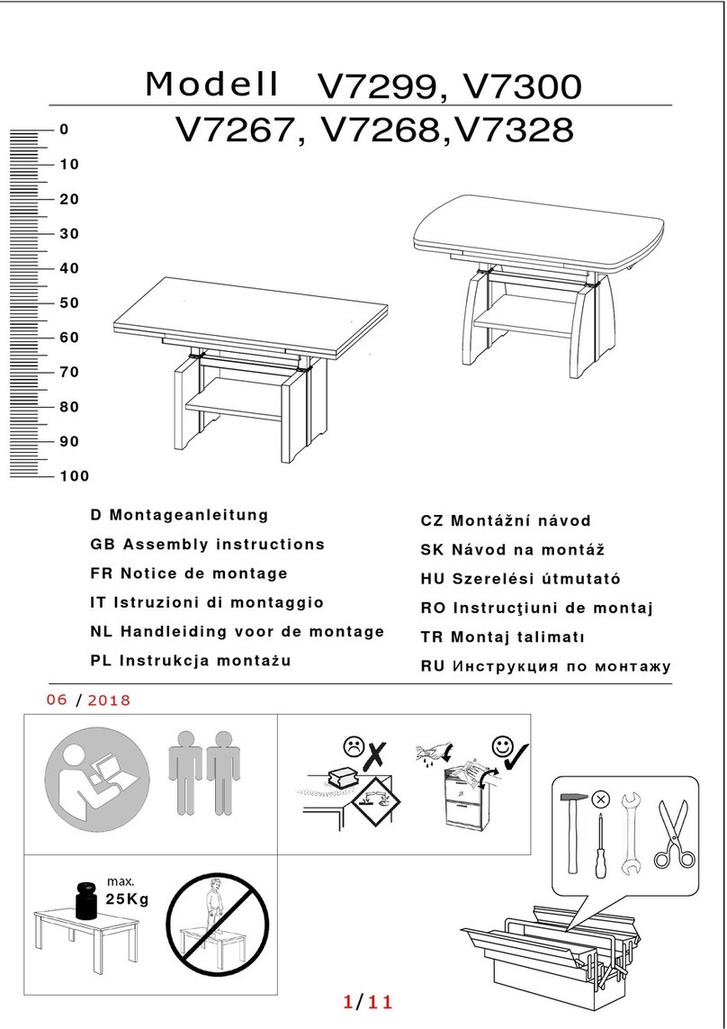 Xxxlutz V7299 Assembly instructions