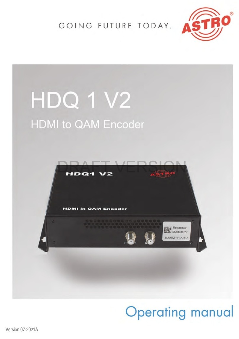 ASTRO HDQ 1 V2 operating manual