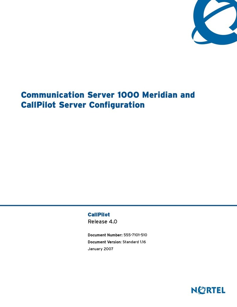 Nortel 1000 Con?guration guide Instruction sheet