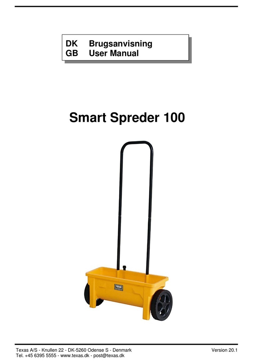 Texas A/S Smart Spreder 100 user manual