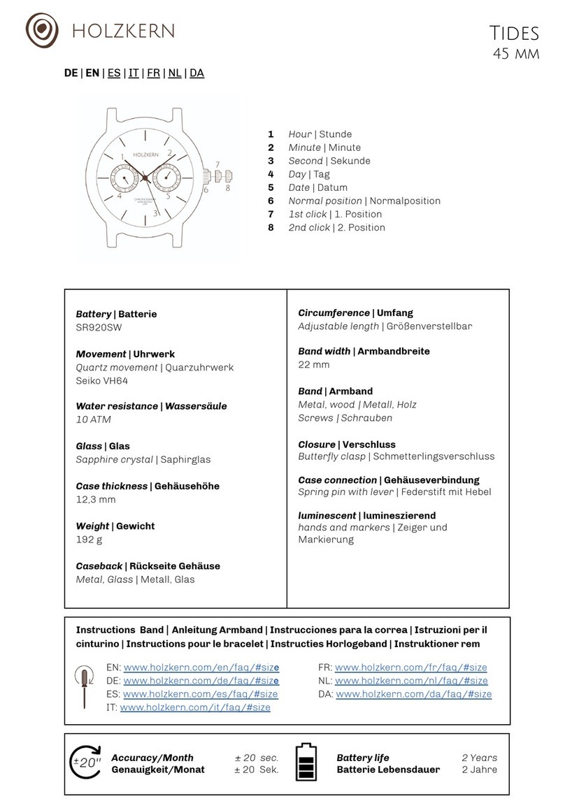 HOLZKERN Tides User manual HOLZKERN Tides User manual