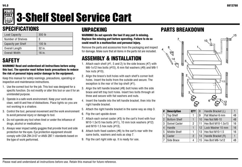 Power Fist 8813768 quick start guide