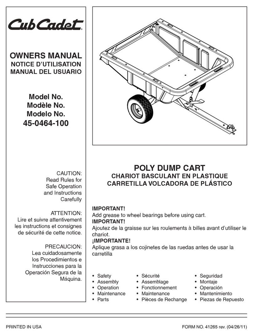 Cub Cadet 45-0464-100 User manual