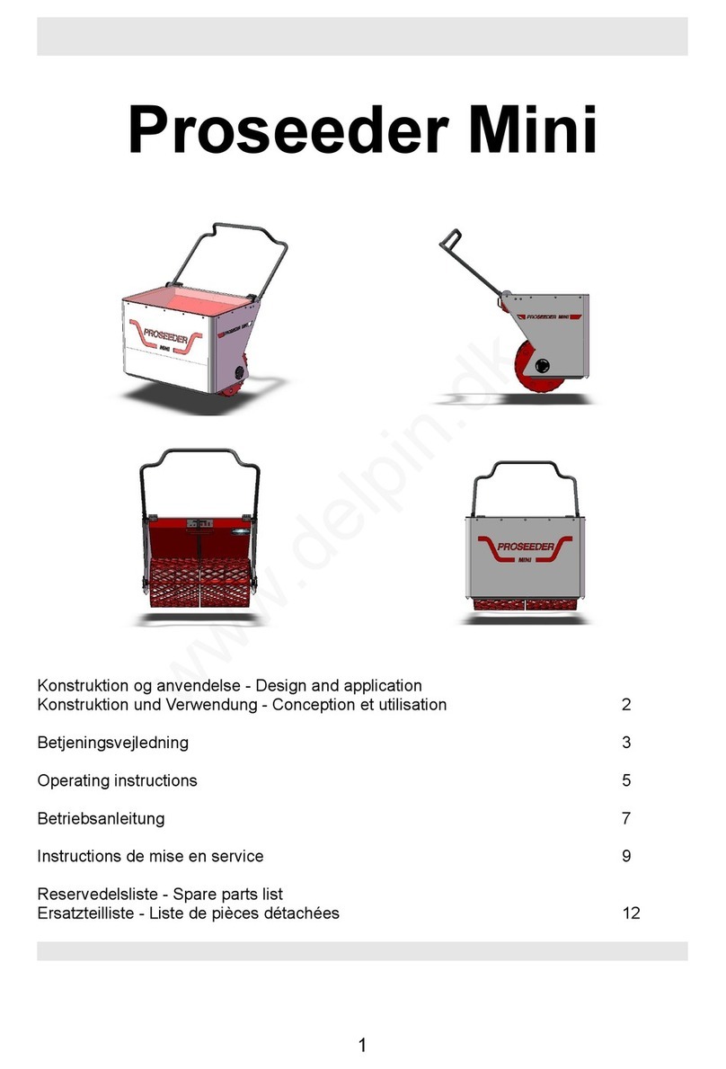 Prodana Seeds Proseeder Mini operating instructions Prodana Seeds Proseeder Mini operating instructions