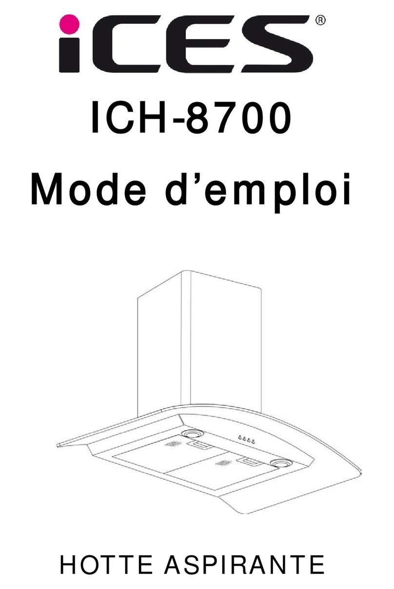 iCES ICH-8700 instruction manual