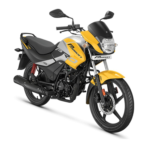 HERO PASSION PRO PROGRAMMED FI User manual