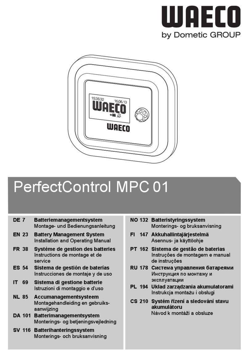 Dometic MPC01 Installation and operating manual
