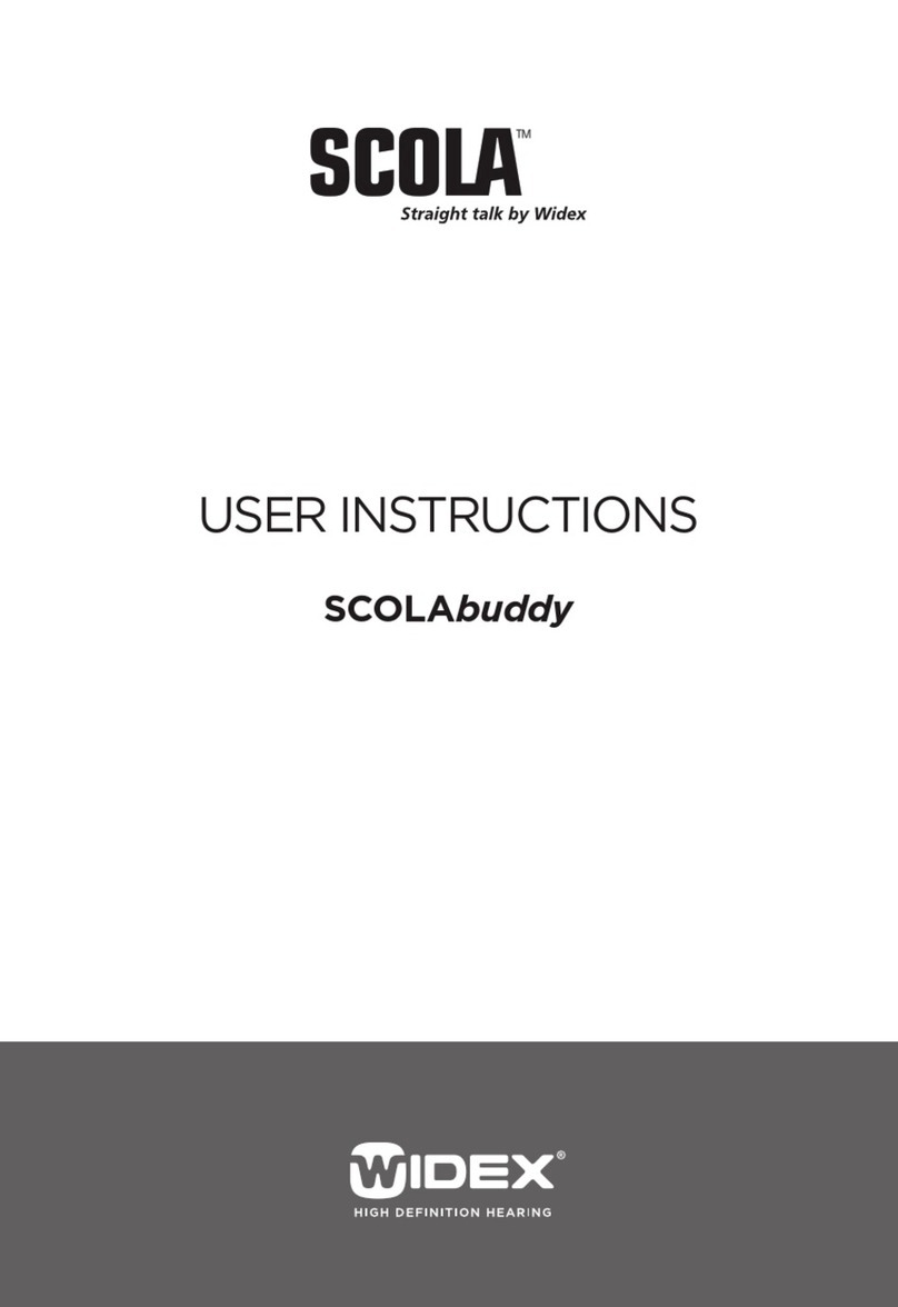 Widex SCOLAbuddy User instructions