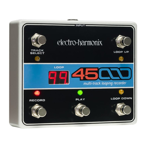 Electro-Harmonix 45000 FOOT CONTROLLER quick start guide